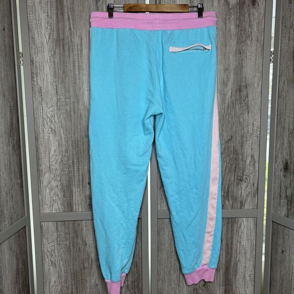 RIPNDIP Teddy Fresh Color Block Sweatpants Blue Pink Size L - Picture 8 of 8